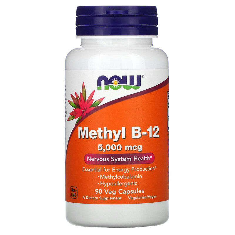 NOW Foods Methyl B-12 5000 mcg veg capsules