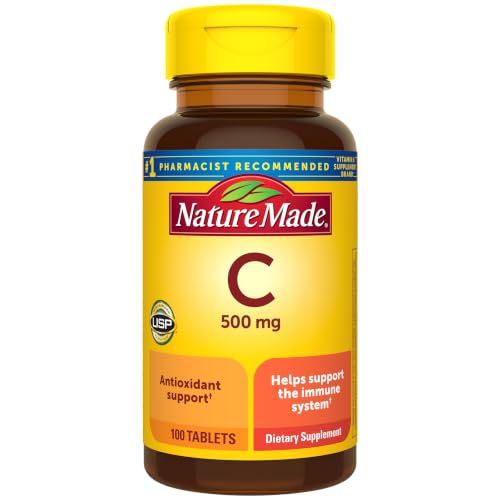 Nature Made Vitamin C 500 mg tablets
