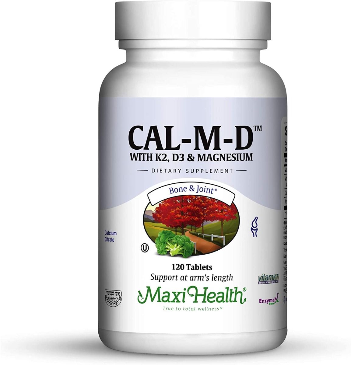 Maxi-Health Cal-M-D calcium citrate with D3, K2, and magnesium
