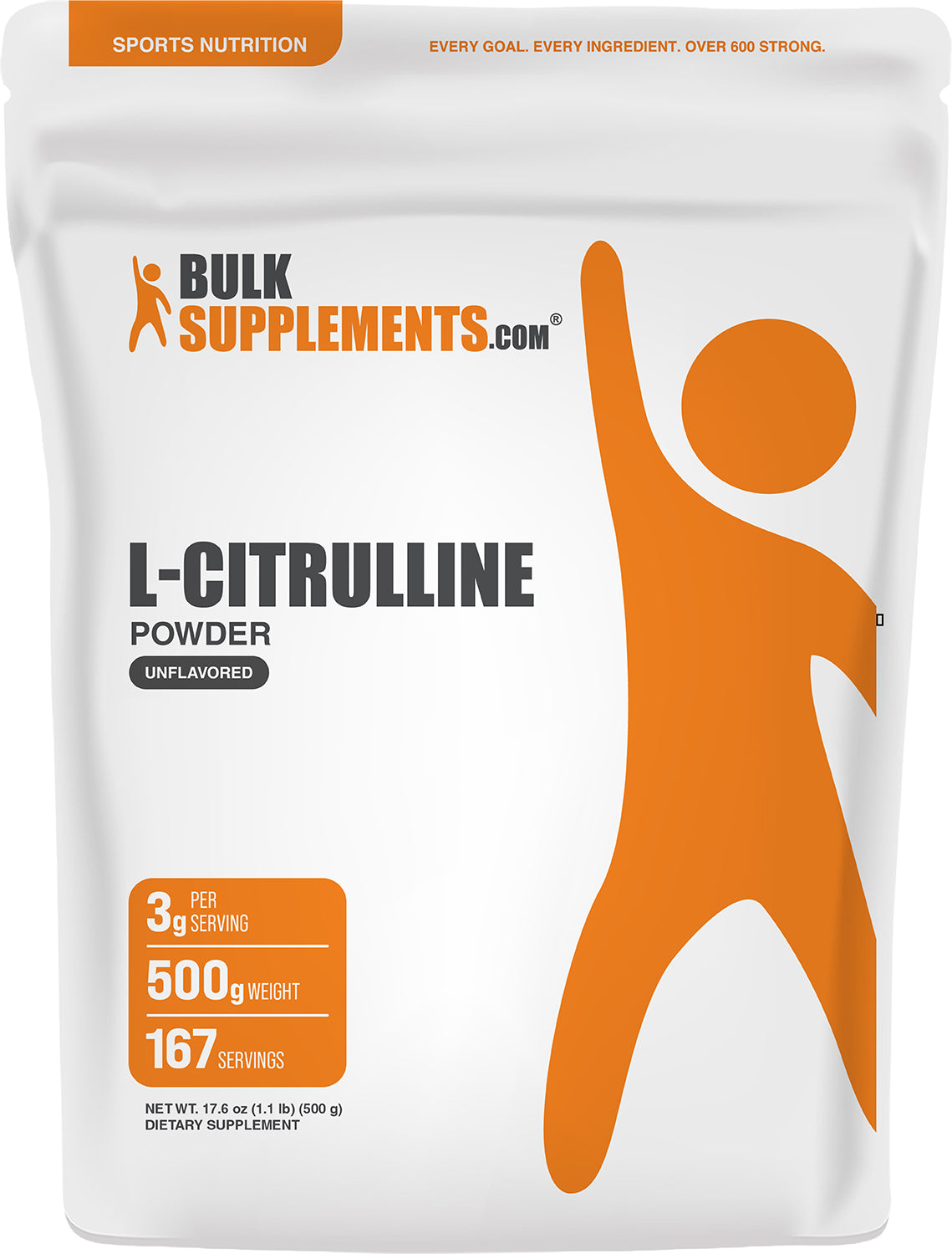 BulkSupplements L-citrulline powder 3 gram serving