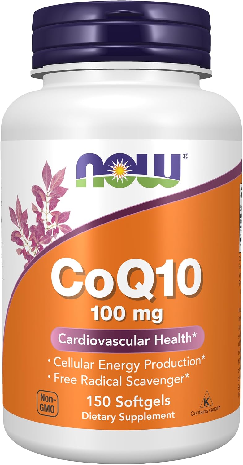 NOW Foods CoQ10 100 mg oil softgels