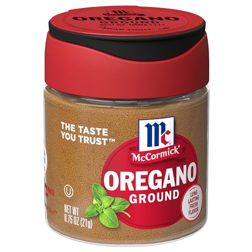 McCormick ground oregano spice jar