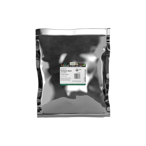 Frontier organic turmeric root cut and sifted