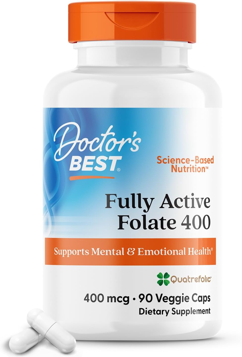 Doctor's Best Folate 400 mcg