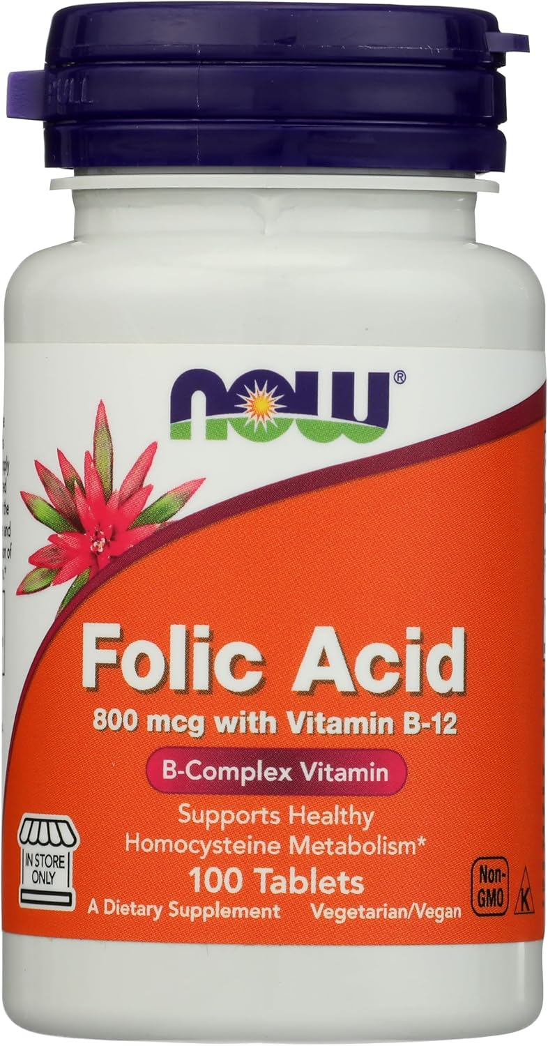 NOW Folic Acid 800 mcg