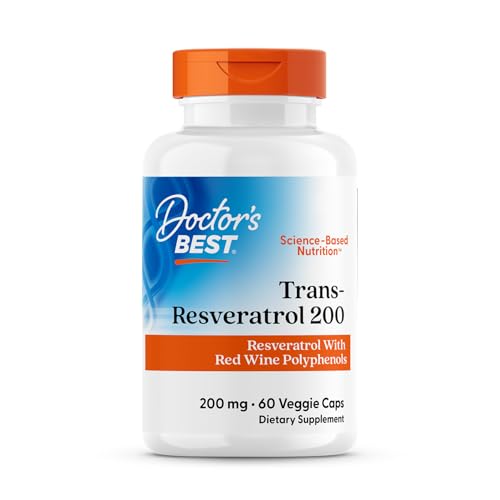 Doctor's Best Trans-Resveratrol 200 mg ResVinol