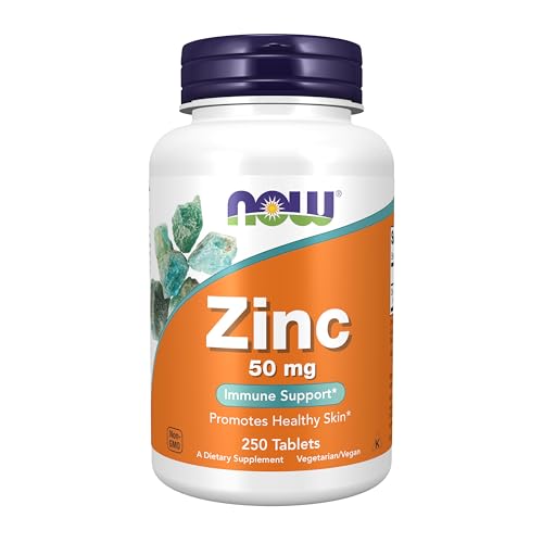 NOW Foods zinc gluconate 50 mg tablets
